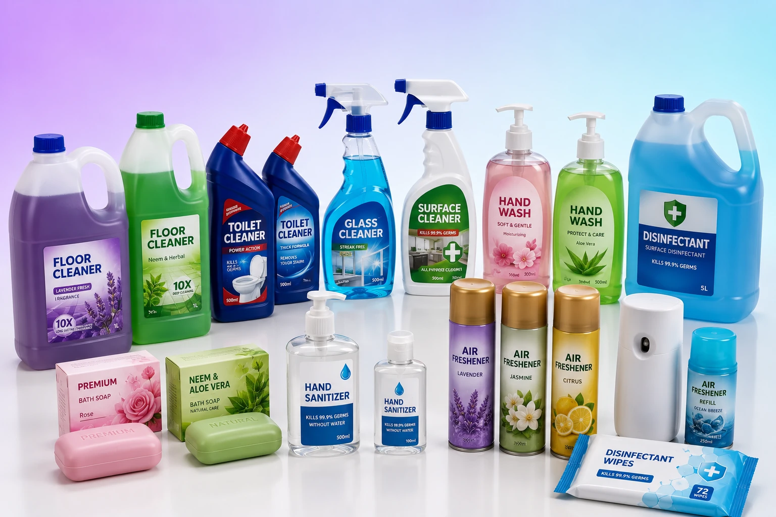 Housekeeping & Cleaning Products — products supplied by Samaira Enterprises