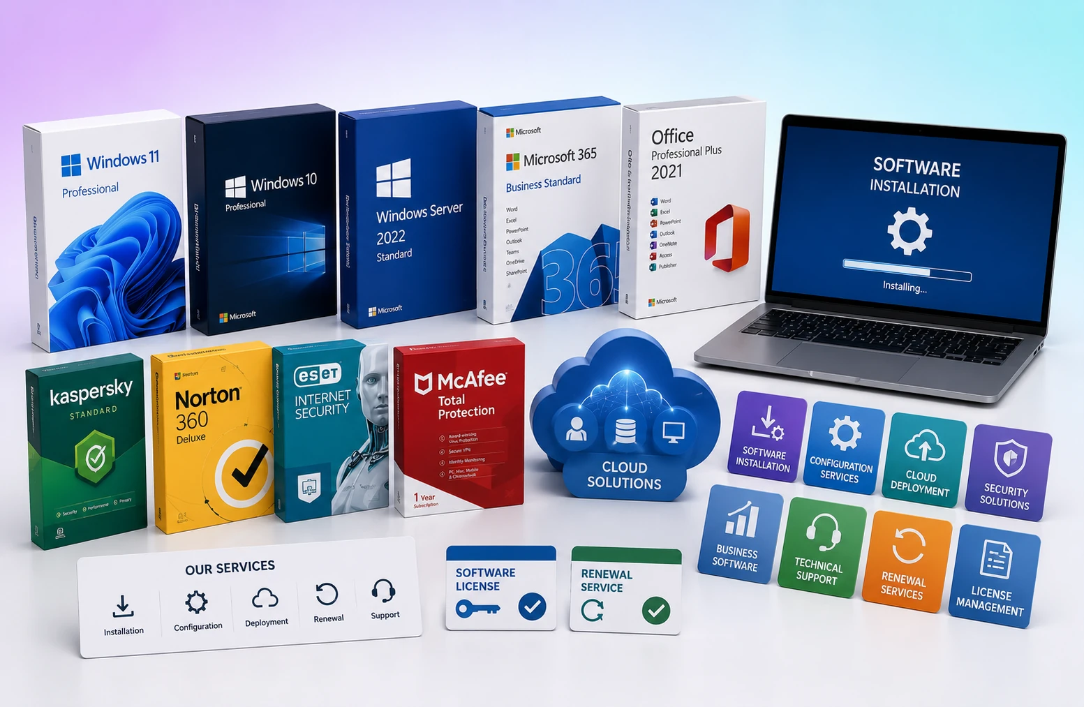 Software & Licensing Solutions — products supplied by Samaira Enterprises